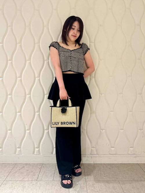 lilybrown candy stock 靴 LILY BROWN｜[L.B CANDY STOCKビジュー付きスニーカーソール