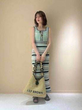 「LILY BROWN（リリーブラウン）のアイテム（ワンピース/ドレス）」を使った、LILY BROWNさん（レディース・160cm）の夏コーディネート