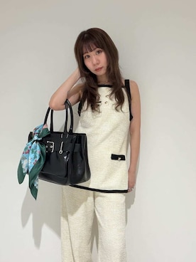 「LILY BROWN（リリーブラウン）のアイテム」を使った、LILY BROWNさん（レディース・152cm）の春コーディネート