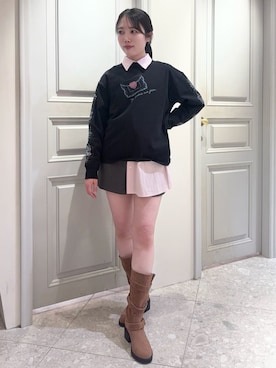 LILY BROWNさん(レディース・161cm)の冬コーディネート