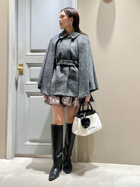 「LILY BROWN（リリーブラウン）のアイテム（その他アウター）」を使った、LILY BROWNさん（レディース・156cm）の冬コーディネート