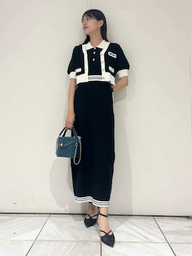 「LILY BROWN（リリーブラウン）のハートパンプス（パンプス、その他）」を使った、LILY BROWNさんの夏コーディネート