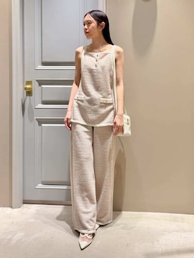 「LILY BROWN（リリーブラウン）のアイテム」を使った、LILY BROWNさん（レディース・156cm）の春コーディネート