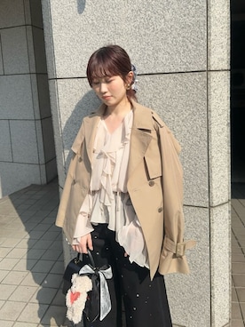 LILY BROWNさん（レディース・153cm）の冬コーディネート