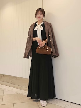 「アイテム（ボストンバッグ）」を使った、LILY BROWNさん（レディース・150cm）の夏コーディネート