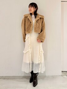 LILY BROWN リリーブラウン バリエエコファーコート LILY BROWN（リリーブラウン）の「バリエエコファーコート