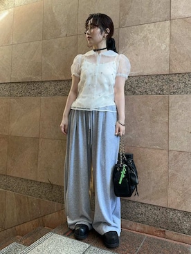 LILY BROWNさん（レディース・153cm）の夏コーディネート