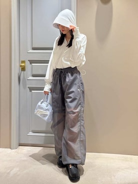 「LILY BROWN（リリーブラウン）のアイテム」を使った、LILY BROWNさん（レディース・156cm）の春コーディネート