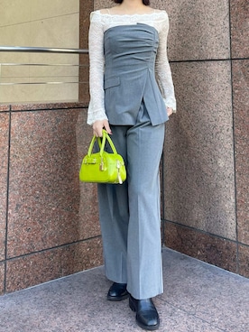 LILY BROWNさん（レディース・158cm）の冬コーディネート