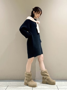 「イエベ春」｜LILY BROWNさん（レディース・157cm）の冬コーディネート