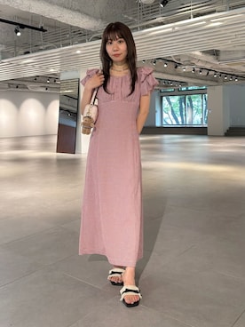 LILY BROWNさん（レディース・152cm）の夏コーディネート