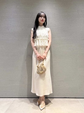 「LILY BROWN（リリーブラウン）のアイテム（ワンピース/ドレス）」を使った、LILY BROWNさん（レディース・160cm）の夏コーディネート