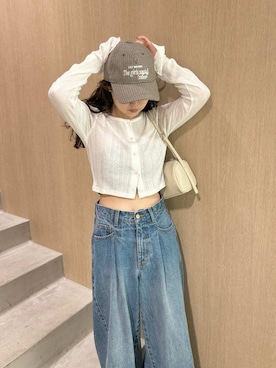 「アイテム（ブーツ）」を使った、LILY BROWNさん（レディース・150cm）の夏コーディネート