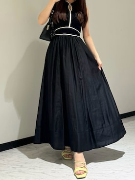 「LILY BROWN（リリーブラウン）のアイテム（ワンピース/ドレス）」を使った、LILY BROWNさん（レディース・151cm）の夏コーディネート