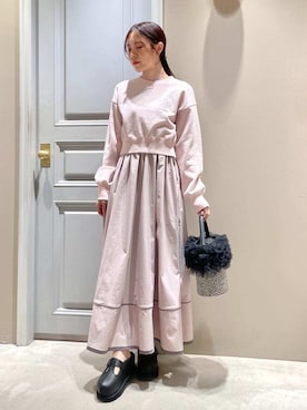 LILY BROWNさん（レディース・156cm）の冬コーディネート