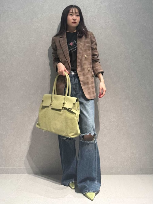 セール】ダブルブレストウールジャケット（ブルゾン）｜LILY BROWN