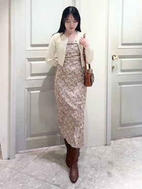 LILY BROWNさん（レディース・161cm）の冬コーディネート