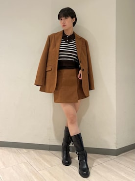 LILY BROWNさん（レディース・162cm）の秋コーディネート