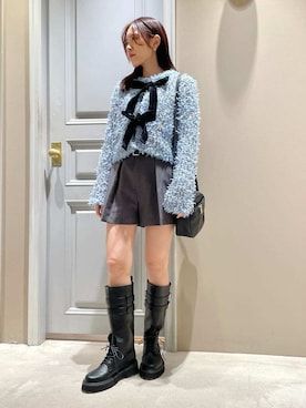 LILY BROWNさん（レディース・156cm）の冬コーディネート