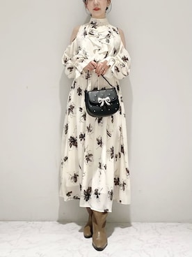 「イエベ春」｜LILY BROWNさん（レディース・154cm）の冬コーディネート