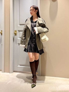 LILY BROWNさん（レディース・156cm）の秋コーディネート