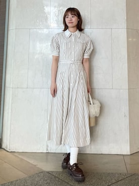 「LILY BROWN（リリーブラウン）のアイテム」を使った、LILY BROWNさん（レディース・158cm）の春コーディネート