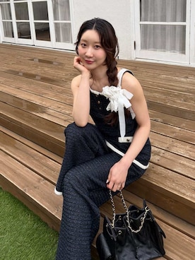 「LILY BROWN（リリーブラウン）のアイテム」を使った、LILY BROWNさん（レディース・161cm）の春コーディネート