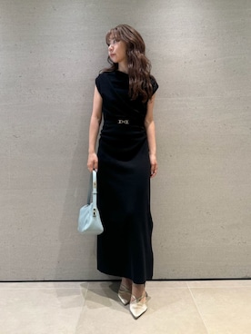 【美品】リリーブラウン Lily Brown フラワー刺繍ワンピース LILY BROWN（リリーブラウン）の「フラワー刺繍ワンピース