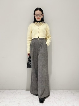 「LILY BROWN（リリーブラウン）のアイテム（その他アウター）」を使った、LILY BROWNさん（レディース・154cm）の冬コーディネート