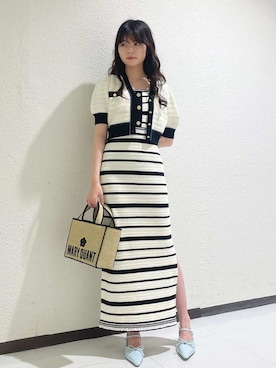 「LILY BROWN（リリーブラウン）のアイテム（ワンピース/ドレス）」を使った、LILY BROWNさん（レディース・162cm）の夏コーディネート