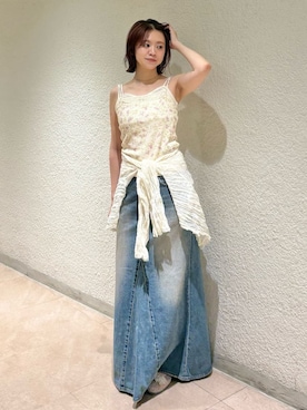 LILY BROWNさん（レディース・163cm）の夏コーディネート