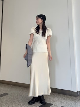 「アイテム（ハンドバッグ、その他）」を使った、LILY BROWNさん（レディース・163cm）の夏コーディネート