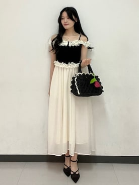 LILY BROWNさん（レディース・160cm）の夏コーディネート