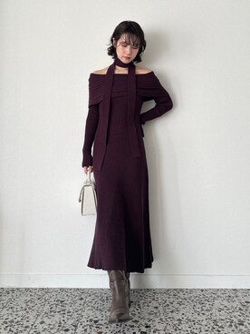「マーメイド」｜LILY BROWNさん（レディース・152cm）の冬コーディネート