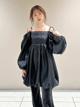 「アイテム（その他トップス）」を使った、LILY BROWNさん（レディース・157cm）の冬コーディネート