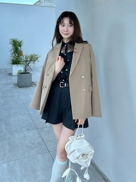 LILY BROWNさん（レディース・161cm）の冬コーディネート