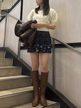 「ビジュー」｜LILY BROWNさん（レディース・163cm）の秋コーディネート