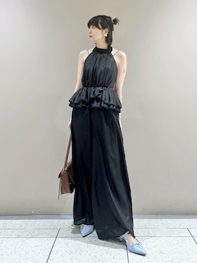 「LILY BROWN（リリーブラウン）のアイテム（アクセサリー）」を使った、LILY BROWNさん（レディース・157cm）の春コーディネート