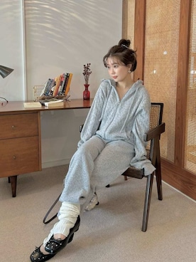 「アイテム（ピアス（両耳用））」を使った、LILY BROWNさん（レディース・150cm）の秋コーディネート