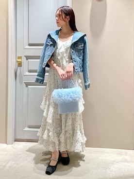 「LILY BROWN（リリーブラウン）のアイテム」を使った、LILY BROWNさん（レディース・156cm）の春コーディネート