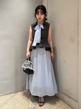 LILY BROWNさん（レディース・153cm）の夏コーディネート
