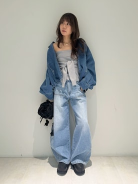 LILY BROWNさん（レディース・152cm）の春コーディネート