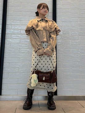 LILY BROWNさん（レディース・151cm）の春コーディネート