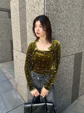 「アイテム（アンサンブル）」を使った、LILY BROWNさん（レディース・160cm）の秋コーディネート