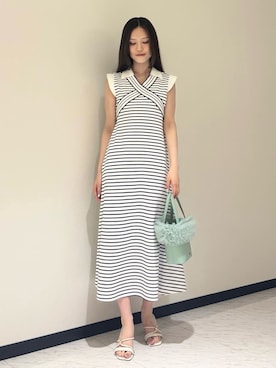 「アイテム（ワンピース/ドレス、その他）」を使った、LILY BROWNさん（レディース・158cm）の夏コーディネート