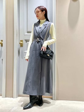 「イエベ春」｜LILY BROWNさん（レディース・156cm）の秋コーディネート