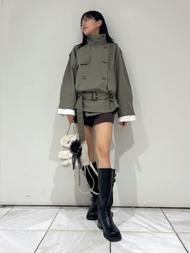 LILY BROWNさん（レディース・160cm）の秋コーディネート