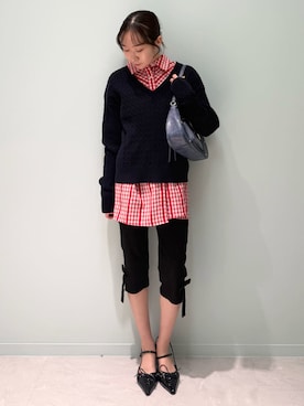 LILY BROWNさん（レディース・155cm）の冬コーディネート