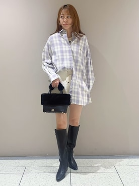 「LILY BROWN（リリーブラウン）のアイテム」を使った、LILY BROWNさん（レディース・158cm）の秋コーディネート