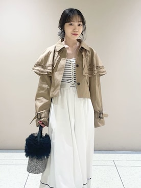 LILY BROWNさん（レディース・157cm）の春コーディネート